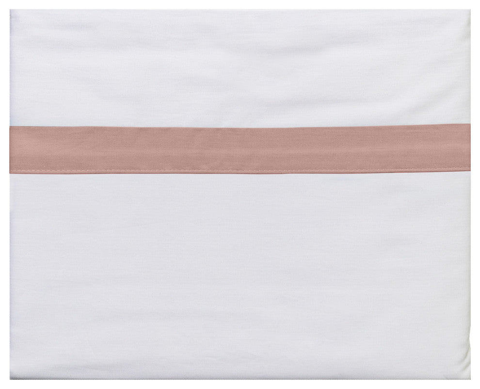 200 Thread Count Ribbon 100% Cotton 4-Piece Sheet set, Blush, Full