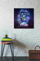 Epic Graffiti ''Guardian'' by Cameron Gray, Giclee Canvas Wall Art, 26"x26"