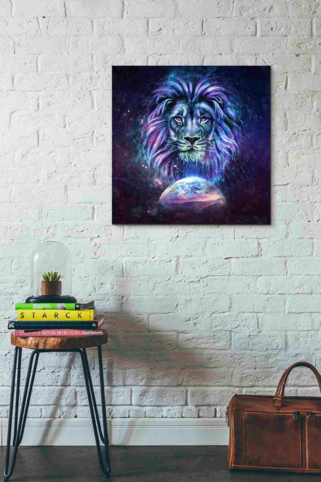 Epic Graffiti ''Guardian'' by Cameron Gray, Giclee Canvas Wall Art, 26"x26"