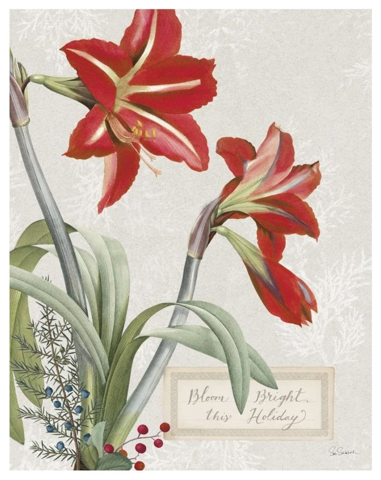 "Joyful Tidings I" Digital Paper Print by Sue Schlabach, 18"x22"
