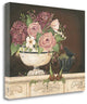 "Floral With Black Bird" By Jo Moulton, Giclee Print on Gallery Wrap Canvas