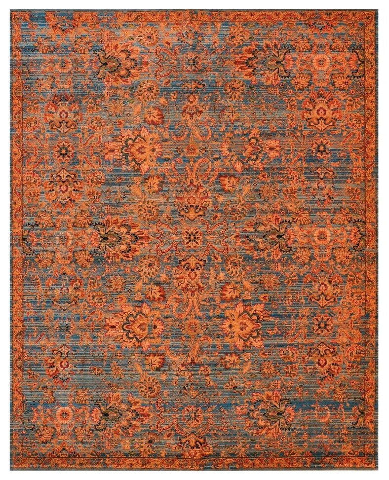 NOURISON TIMELESS TEAL AREA RUG