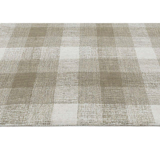 Jaipur Plaid Area Rug, Gray, 3'x5'