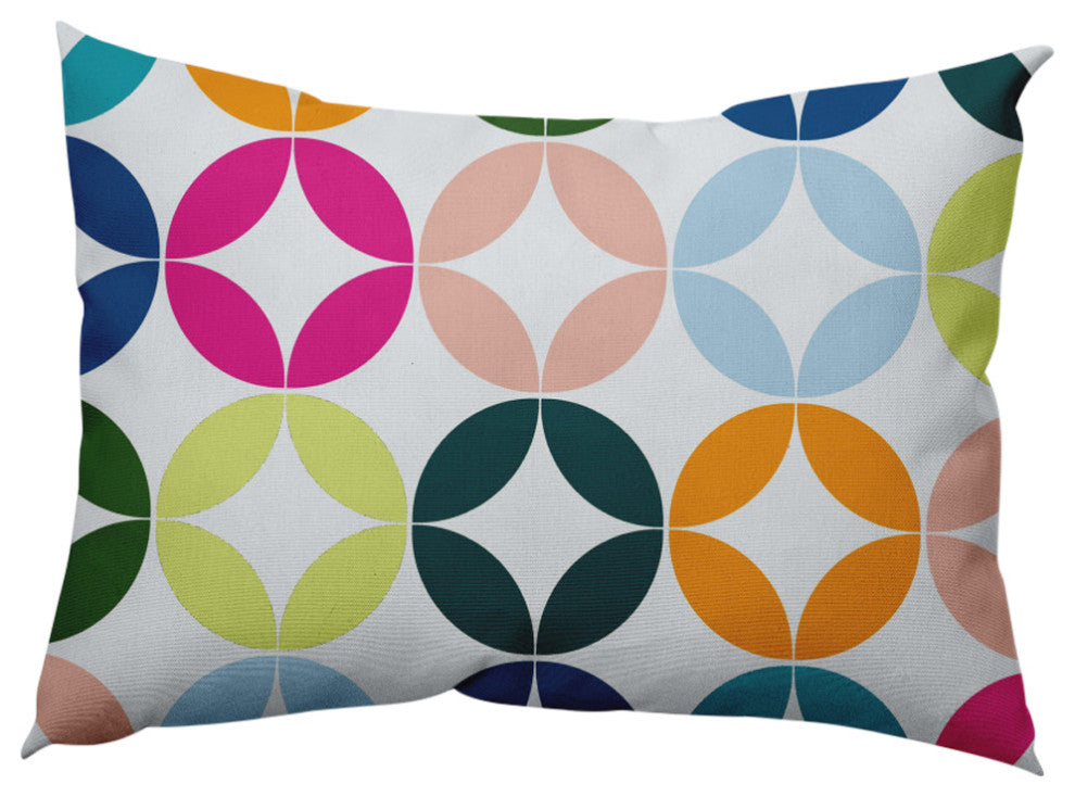 Eye Opener Decorative Throw Pillow, Ocean Green, 14"x20"