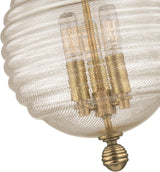 Coolidge 3-Light, Flush Mount, Aged Brass