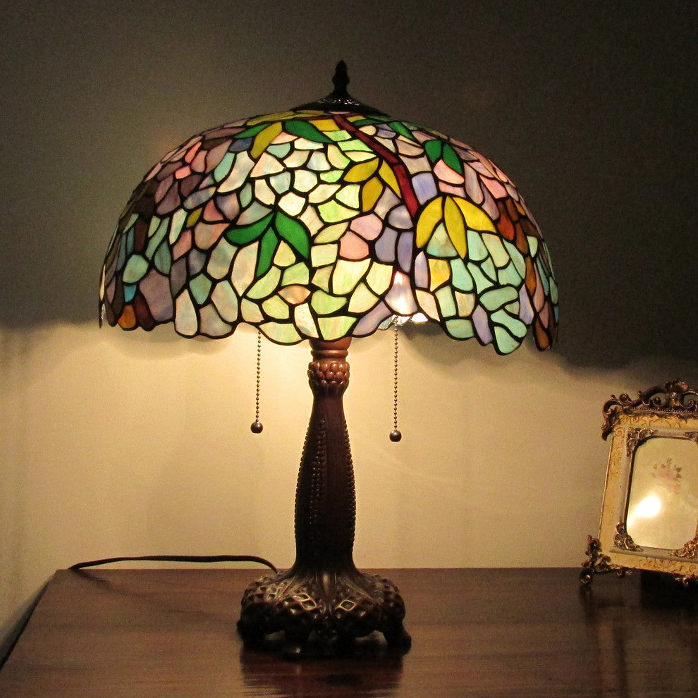 Phoebe 2-Light Wisteria Table Lamp