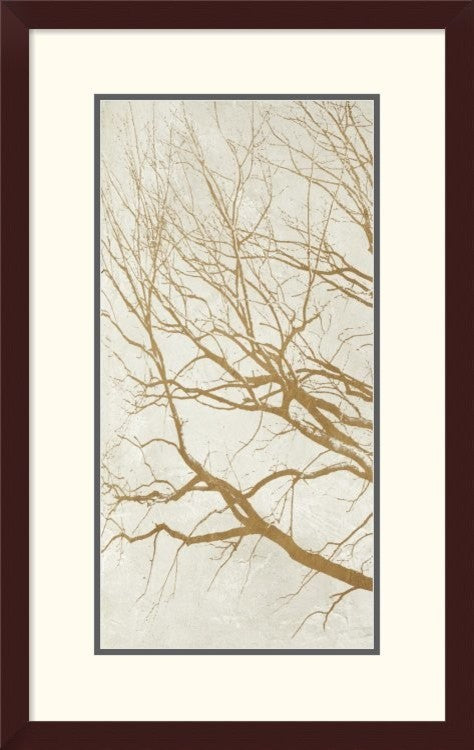 "Golden Tree I" Framed Digital Print by Alessio Aprile, 20x32"