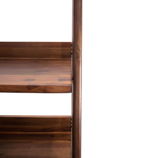 Remix Rubberwood Single Door Bookcase, Estelle Brown