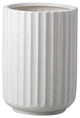 DTY Signature Mount Elbert  1-piece Fluted Fiberstone Planter, White, Small
