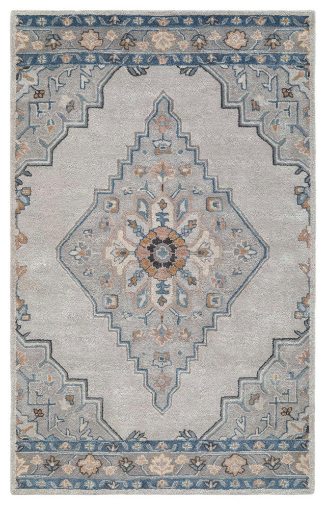 Timeless Britson Hand Made Indoor Area Rug, 5'x8', Blue