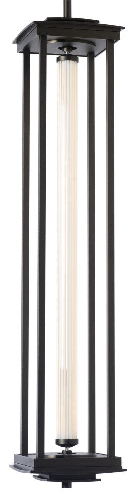 Athena 1-Light Large LED Lantern Oil Rubbed Bronze Clear Glass