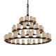 DAKOTA 45-Light 3-Tier Ring Chandelier