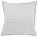 Surya Polka Dot PD-007 18"x18" Pillow Kit, Cream/Light Gray