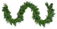 9'x14" Mixed RoseMary Emerald Angel Pine Artificial Christmas Garland, Unlit
