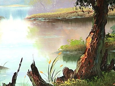 "Sunset at the Lake"