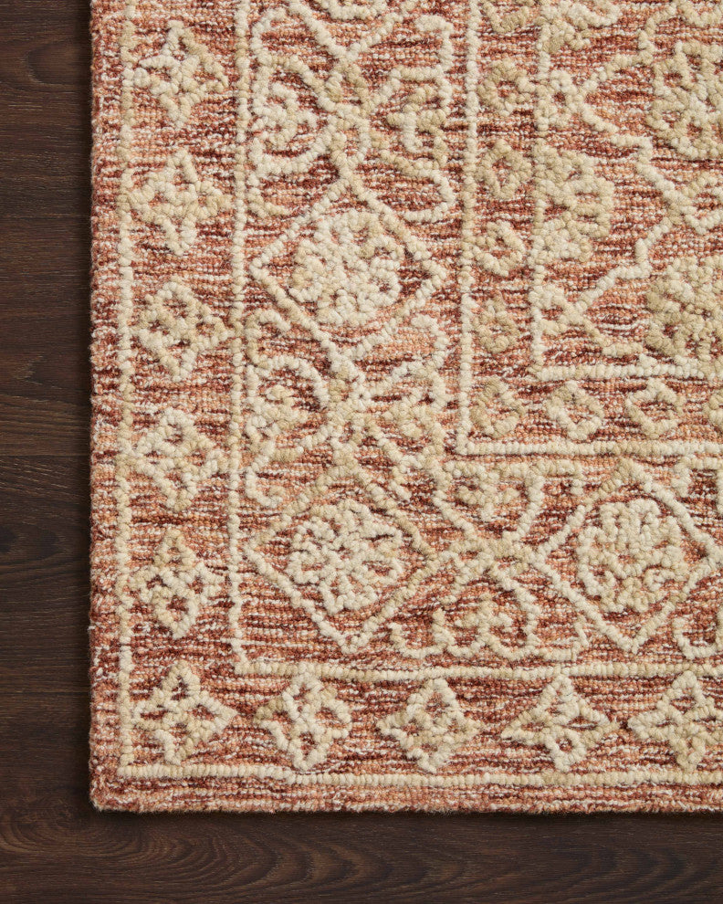 Loloi Cecelia Rust / Natural 7'-9" x 9'-9" Area Rug