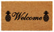 Welcome Pineapples Doormat, 17"x29"