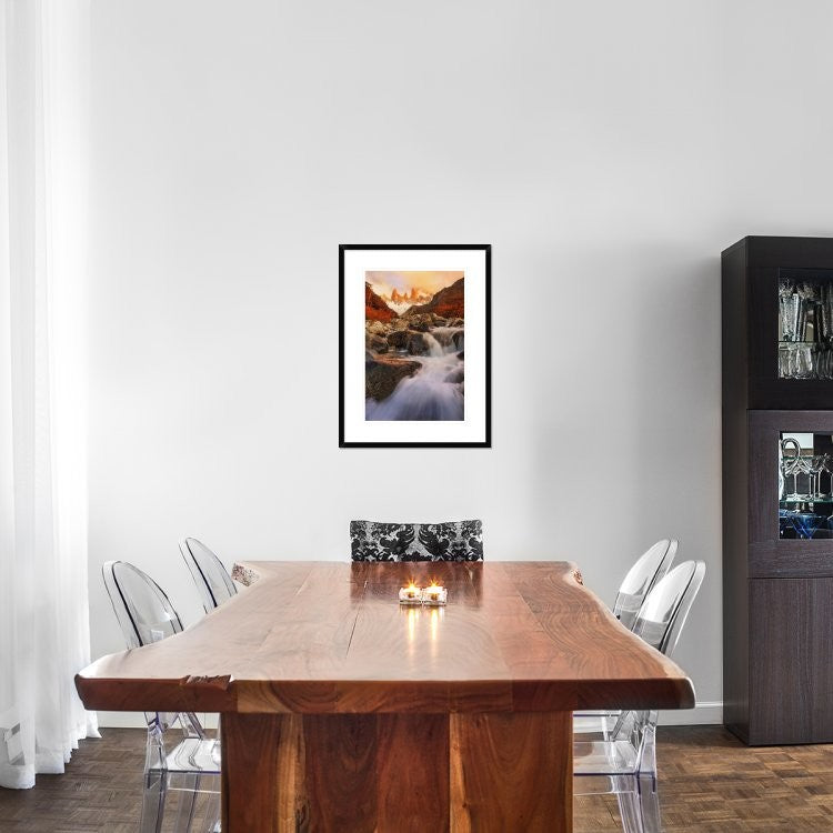 "Autumn Impression" Framed Digital Print by Yan Zhang, 22x30"
