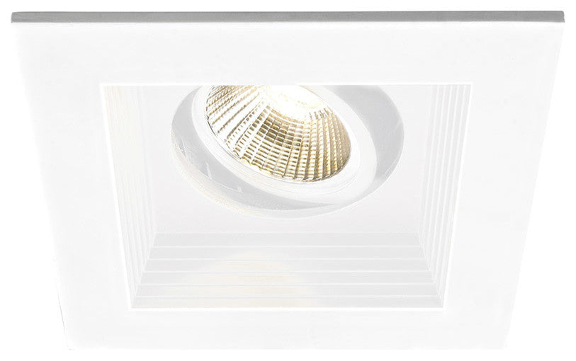 Mini Multiple LED Single-Light Housing With and-Light 3000K Flood, White