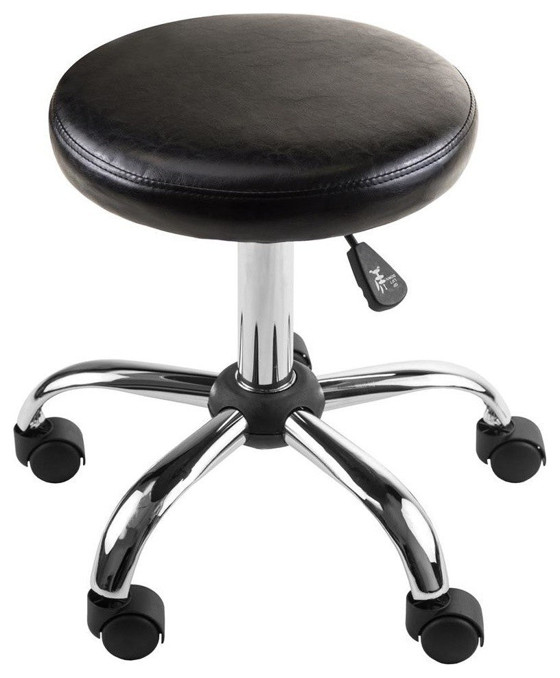 Clark Round Cushion Swivel Stool with adjustable height