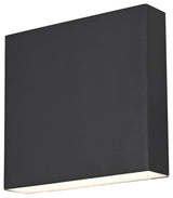 Home Living 5.5" Outdoor Wall Sconce, Black