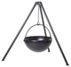 The Wrangler Cast Iron Fire Pit With Tripod by Cowboy Cauldron