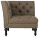Safavieh Jack Tufted Corner Chair, Olive, Black