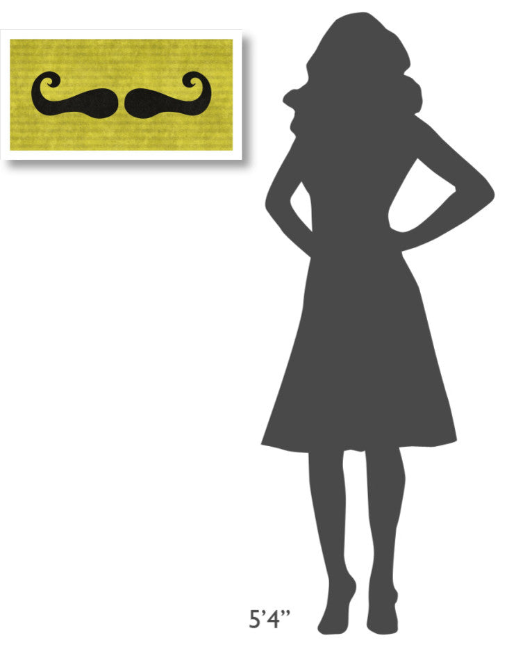 "Mustache: Mustachio" Digital Paper Print by BG.Studio, 26"x14"