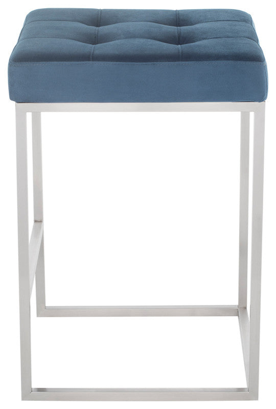 Chi Peacock Fabric Counter Stool, HGSX513