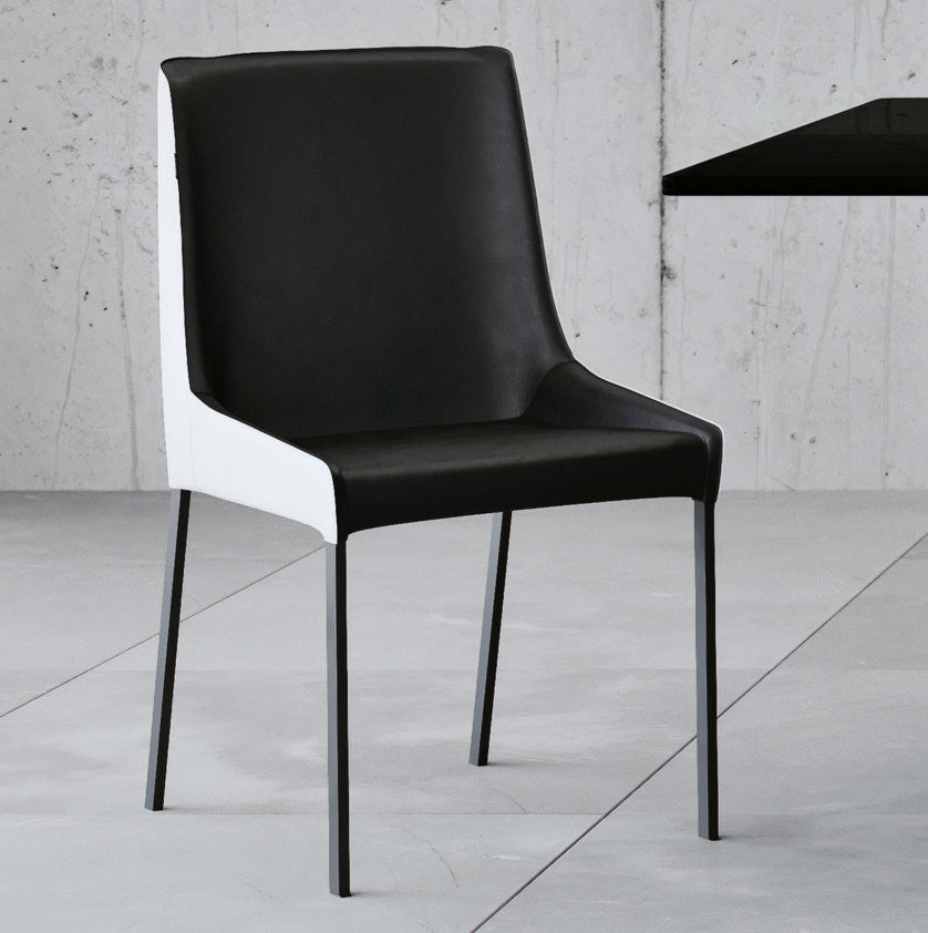 Helena Dining Chair - Black/White