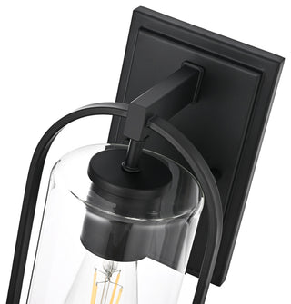 Home Living 6" Outdoor Wall Sconce, Black