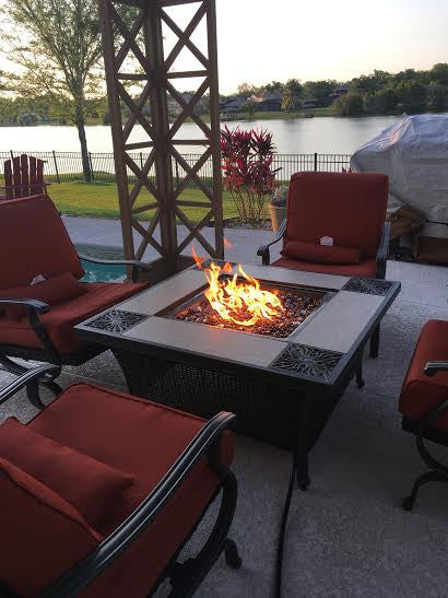 12" Double Ring and Complete Basic Propane Fire Pit Kit
