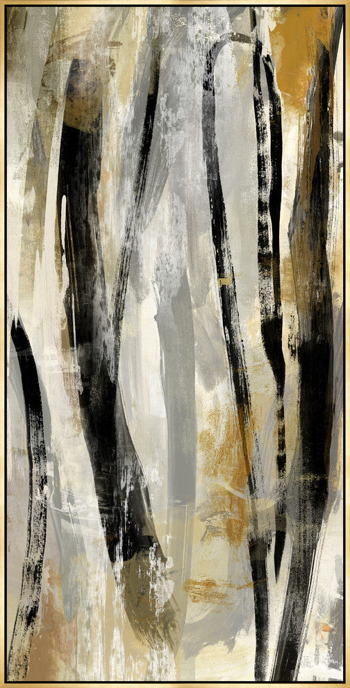 Neutral Expression II, 37.25"x73.25", Gold Leaf Gallery Float