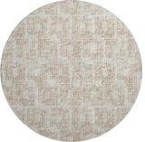 Premium Machine Washable Mayfield AMF33 Spice 8' x 8' Round Rug