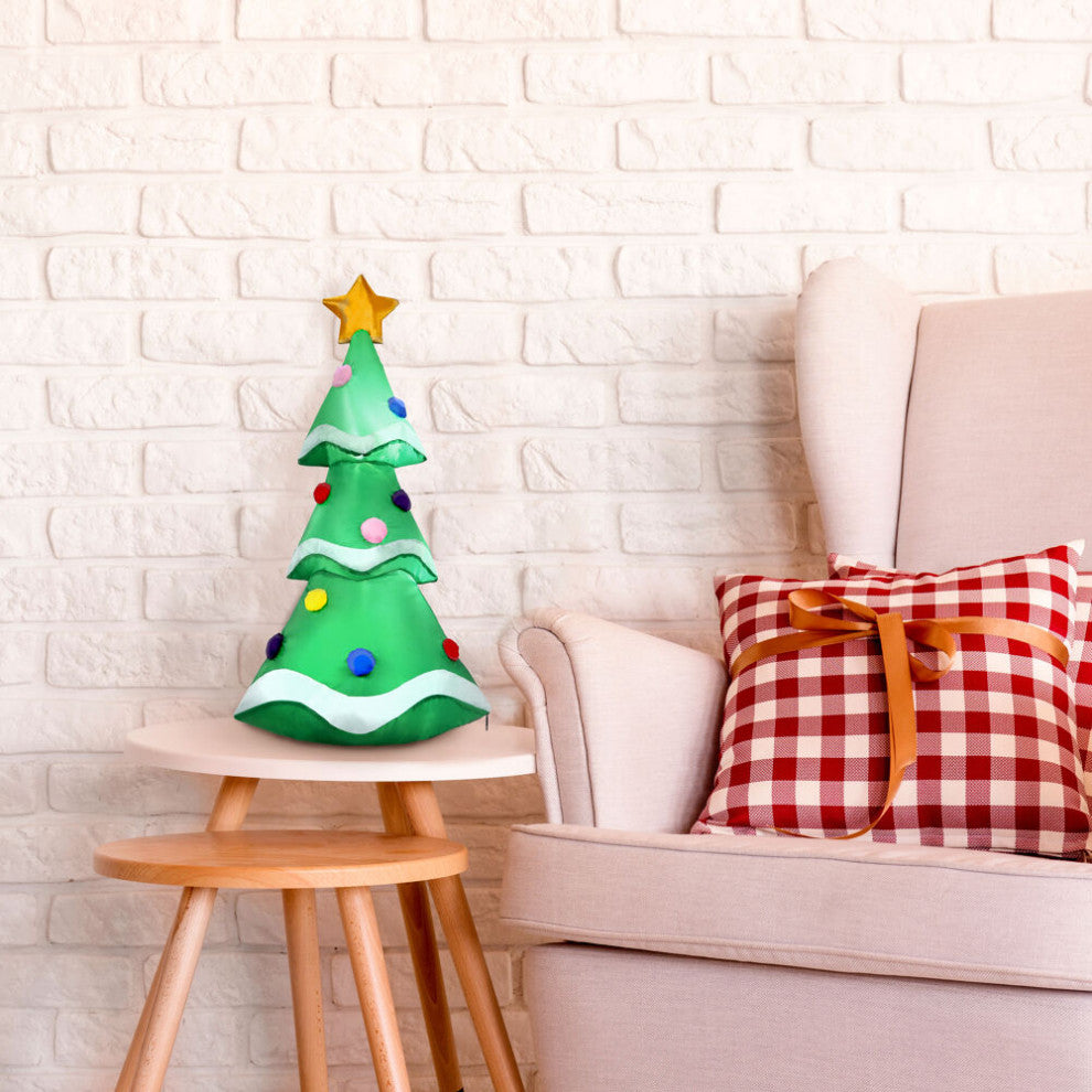 2 ft Tall Prelit Tabletop Xmas Tree Inflatable