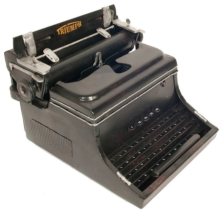 1945 Triumph German Typewriter Handmade Display-Only Handcrafted metal Decor