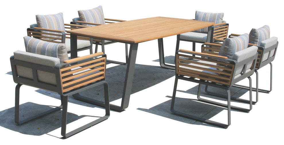 Deko Living Palazzolo Outdoor Dining Chairs and Table Set