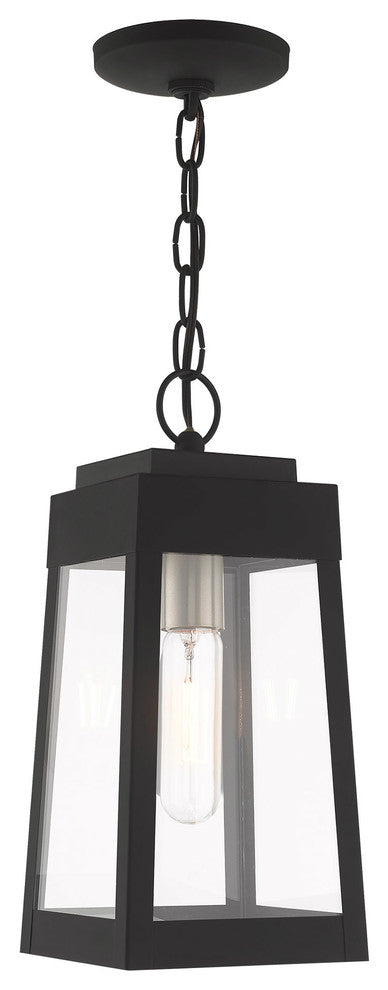 Livex Lighting Black 1-Light Outdoor Pendant Lantern