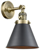 INNOVATIONS 203SW-AB-M13-BK 1-Light Sconce Antique Brass