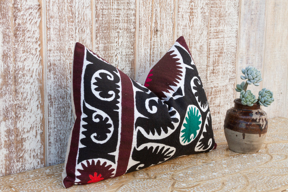 Zarina Gul Suzani Lumbar Pillow
