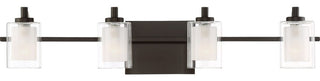 Quoizel KLT8604WTLED Four Light Bath Fixture, Western Bronze Finish