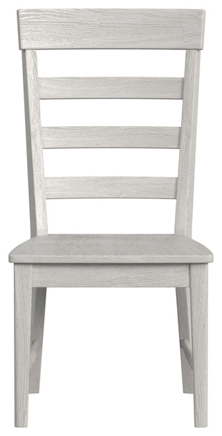 Bayside Ladder Back Side Chair, White, Set of 2