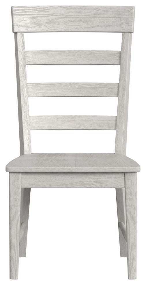 Bayside Ladder Back Side Chair, White, Set of 2