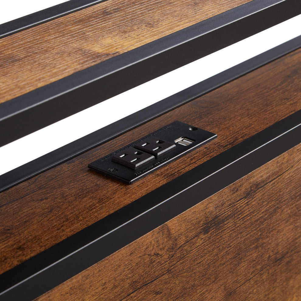 Gewnee Twin Size Metal Platform Bed Frame