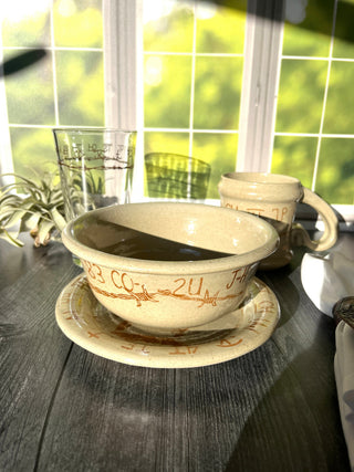 Blue Mountain Brands Dinnerware, 3-Pc Set