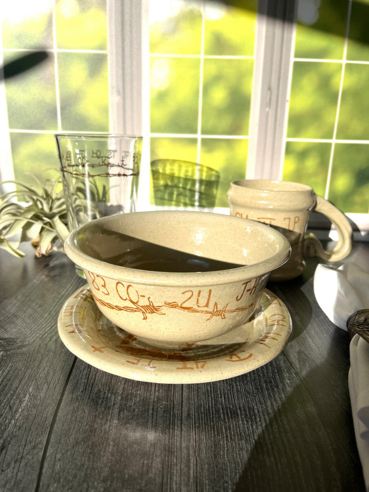 Blue Mountain Brands Dinnerware, 3-Pc Set