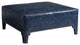 Sheffield Leather Cocktail Ottoman