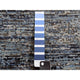 Blue Oceanic Pure Silk and Wool Hand Knotted Oriental Oversized Rug, 12'0"x15'0"