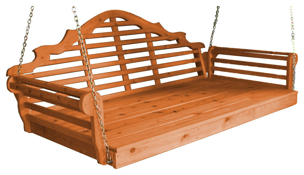 Pine Marlboro Swingbed, Cedar Stain, 75 Inch