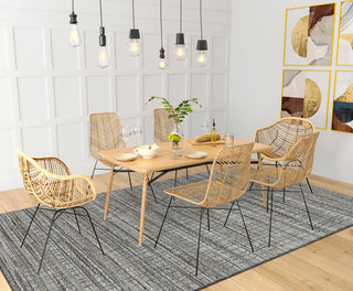 Paradise Area Rug, Beige, 5' x 8', Geometric